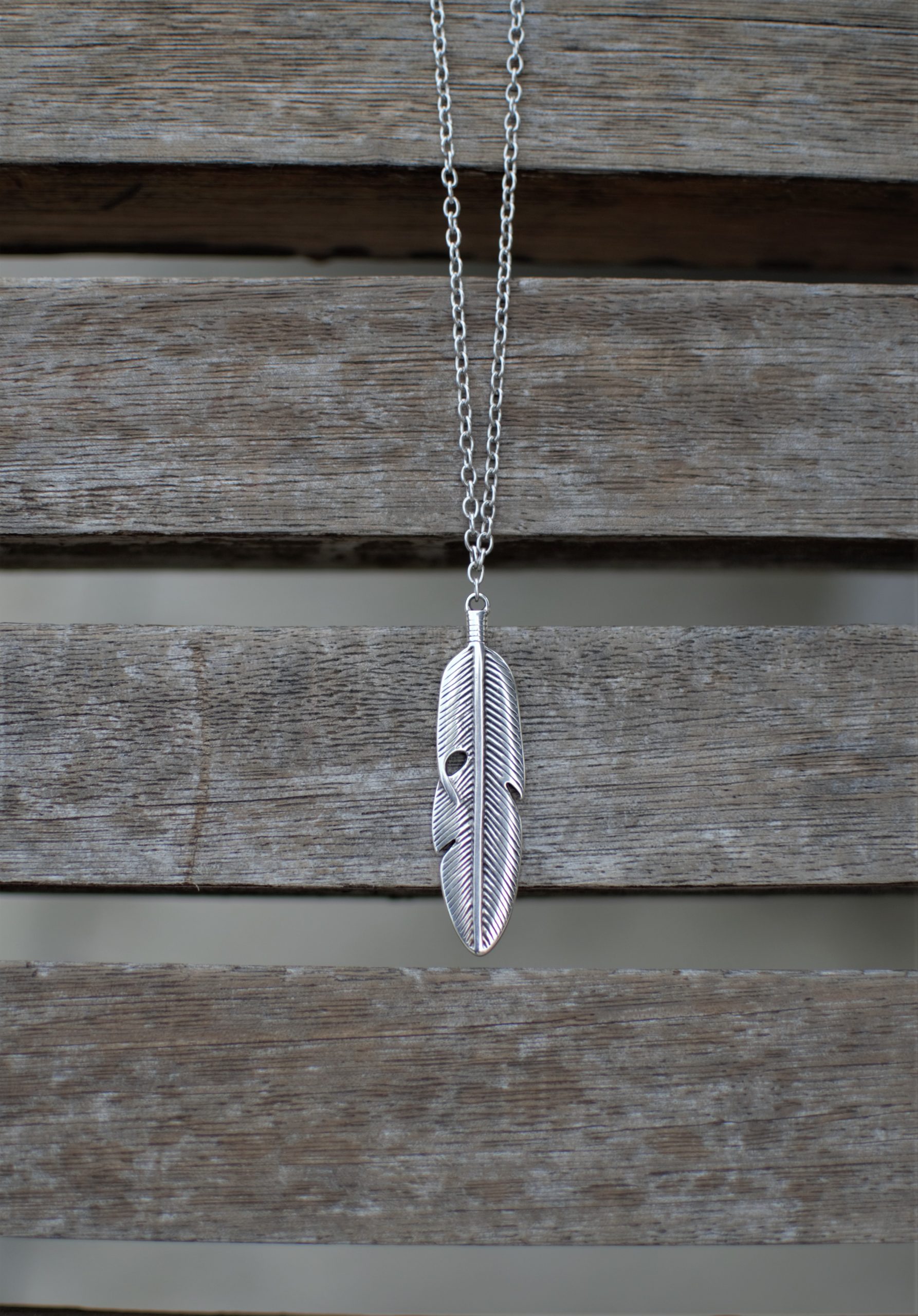 The Chain Feather Men's Necklace