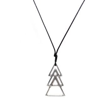 THE TRIANGLES CORD NECKLACE