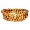 Triple Twist Wooden Men's Bracelet