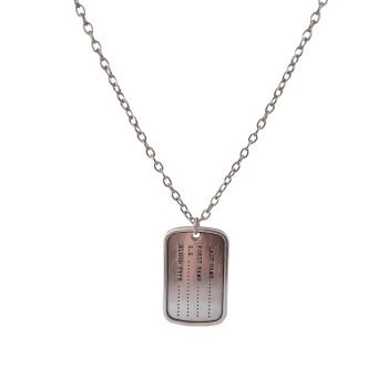 THE ARMY TAG CHAIN NECKLACE