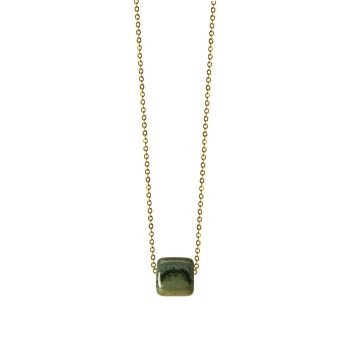 GREEN MAXIMAL NECKLACE