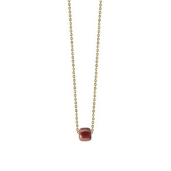 FUCHSIA MINIMAL NECKLACE