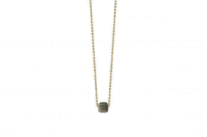 GREY MINIMAL NECKLACE