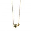 BROWN GREEN ELEGANT NECKLACE