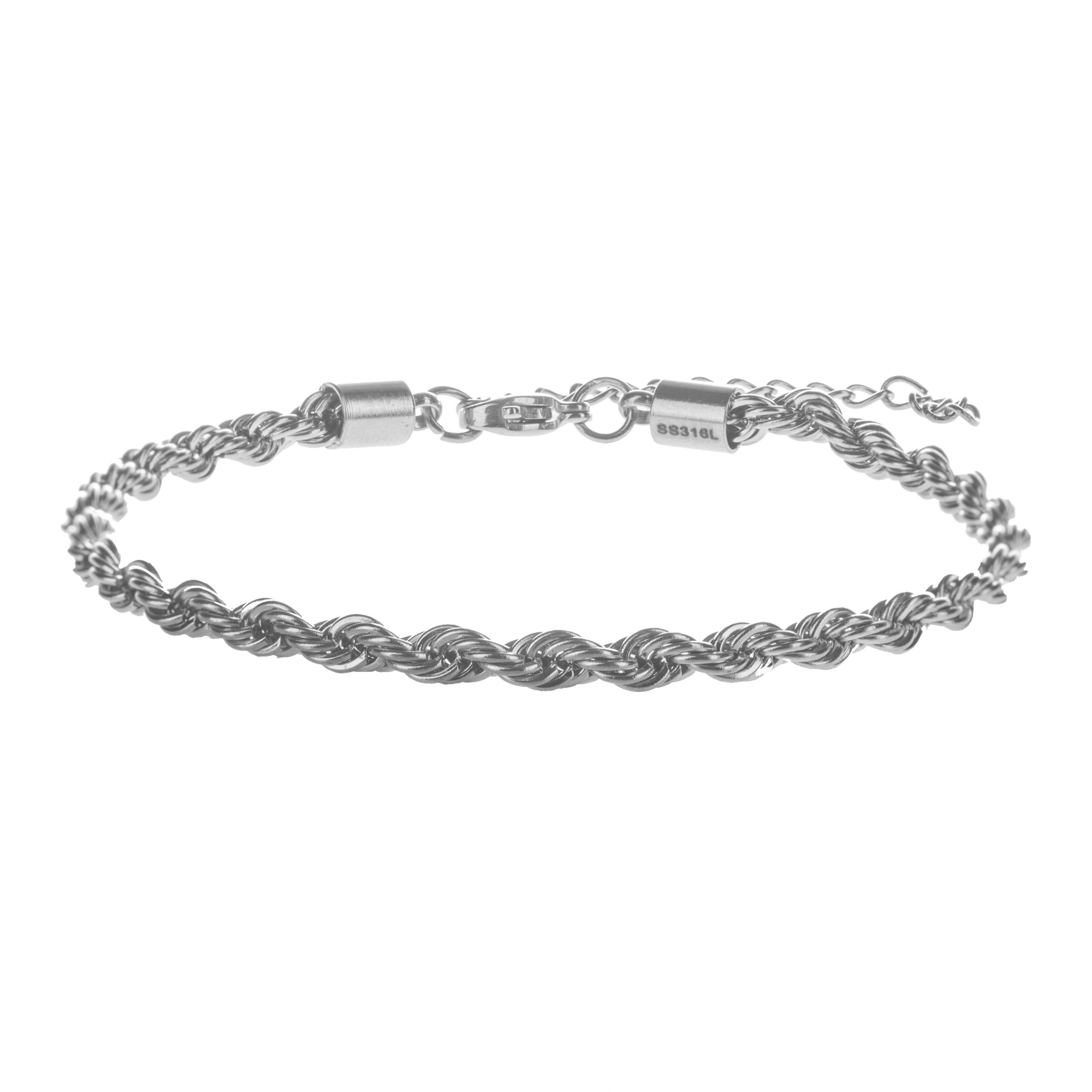 Rope Silver Bracelet