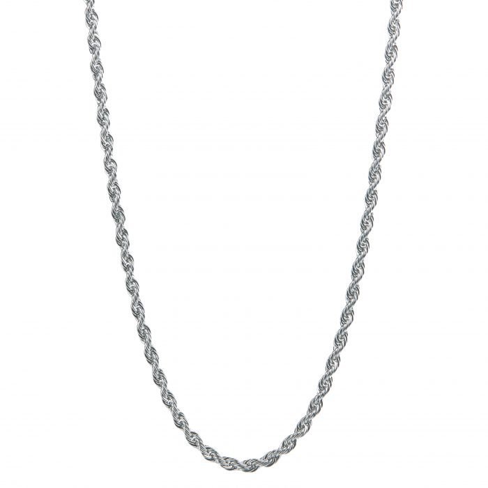 Rope Silver Necklace