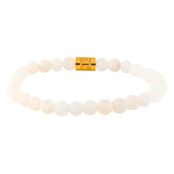 THE WHITE AGATE BRACELET