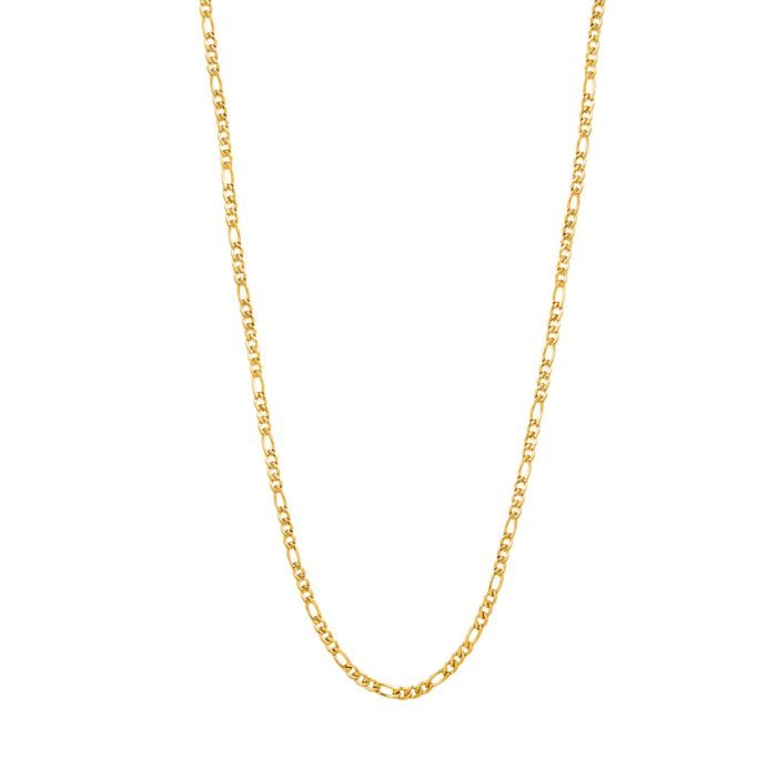 Gold figaro necklace 3mm