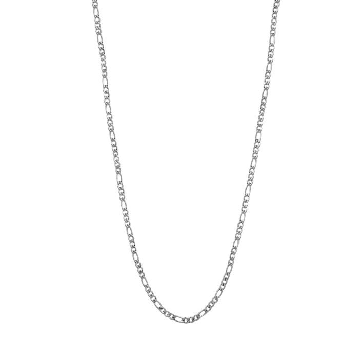 Silver figaro necklace 3mm