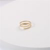 gold stainless steel ring