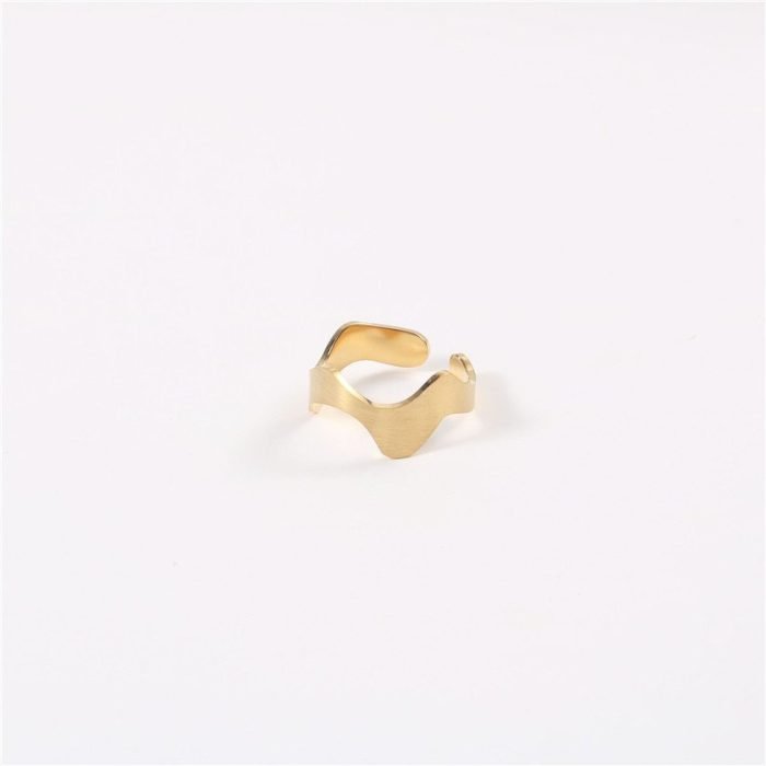 gold stainless steel ring