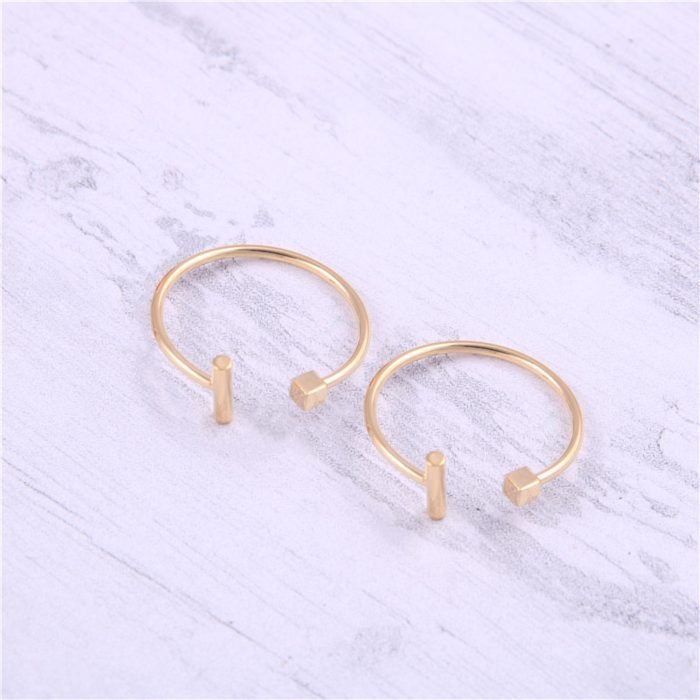 gold stainless steel ring