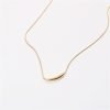 gold stainless steel necklace