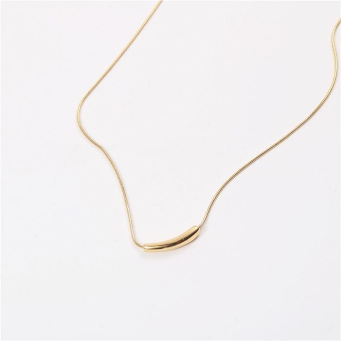 gold stainless steel necklace