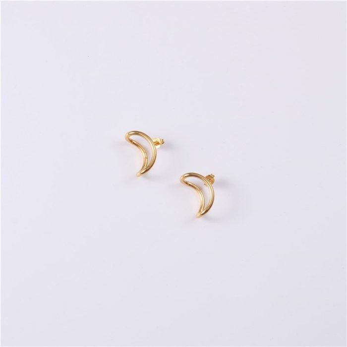 gold stainless steel earrings