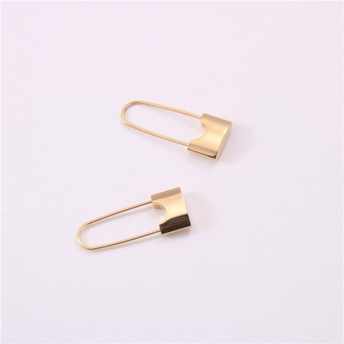 gold stainless steel earrings