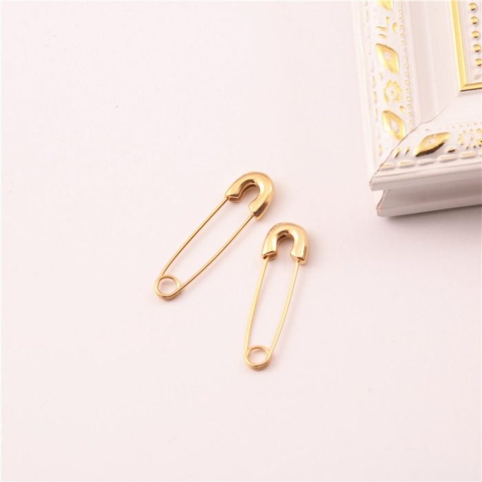 gold stainless steel earrings