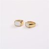 gold stainless steel ring