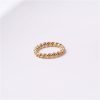 gold stainless steel ring