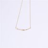 gold stainless steel necklace