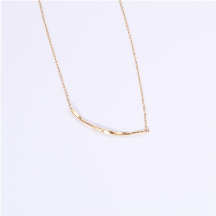 gold stainless steel necklace