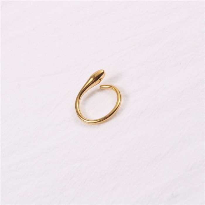 gold stainless steel ring