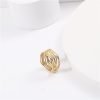 gold stainless steel ring