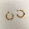 gold stainless steel earrings