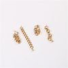 gold stainless steel earrings