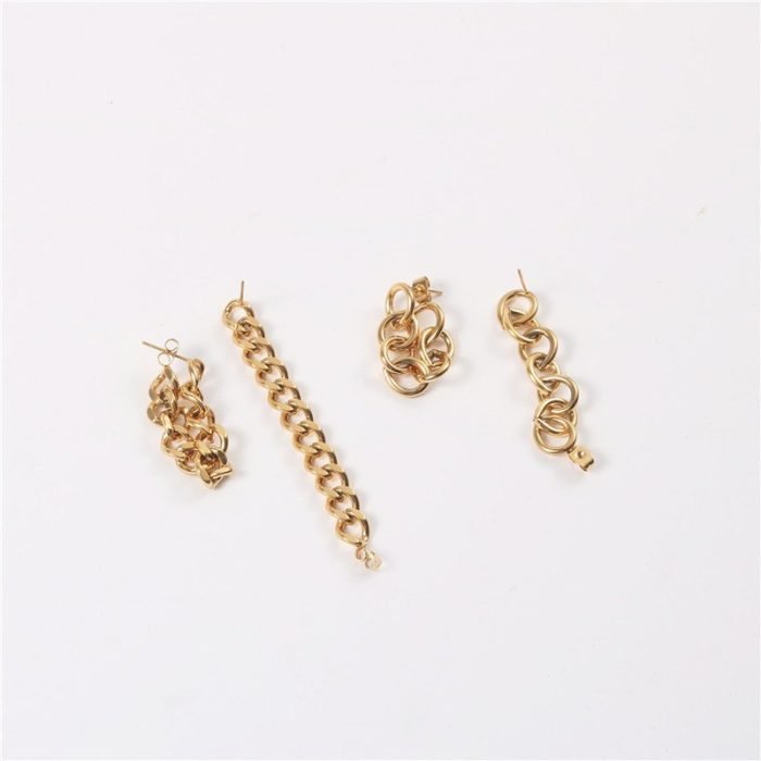 gold stainless steel earrings