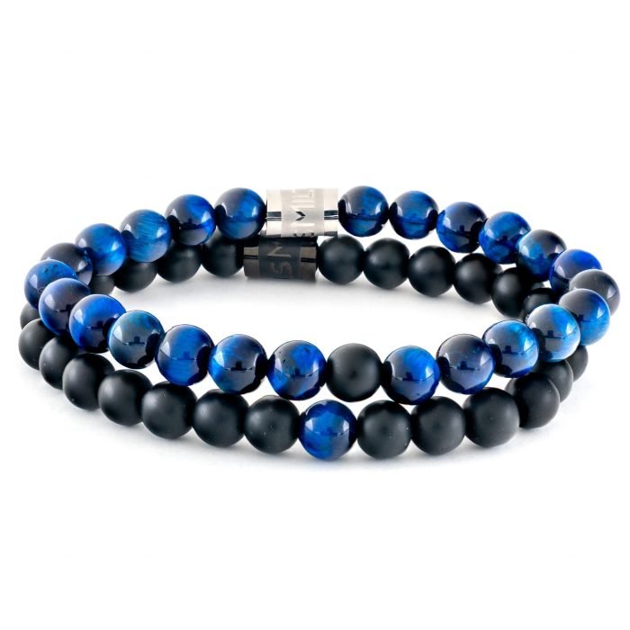 COUPLE BRACELETS - BLUE TIGER EYE