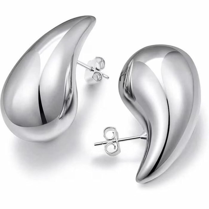 Drop earrings silver