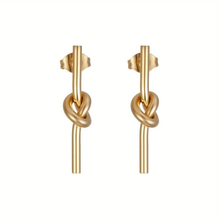 KNOT EARRINGS GOLD