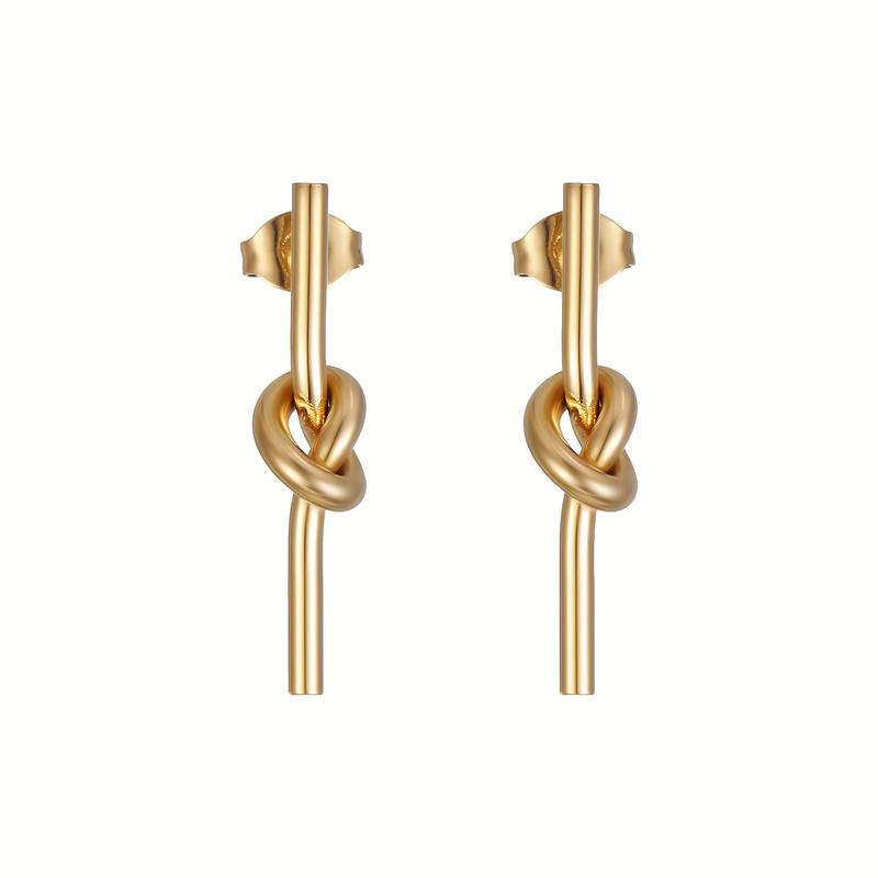 KNOT EARRINGS GOLD