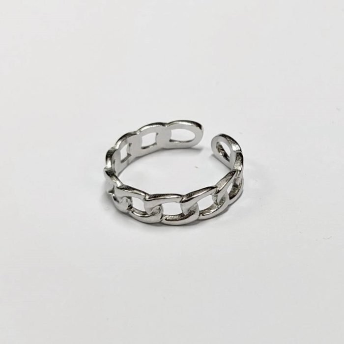 CHAIN RING SILVER