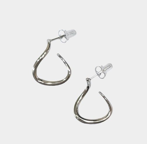 NIOBE EARRINGS SILVER