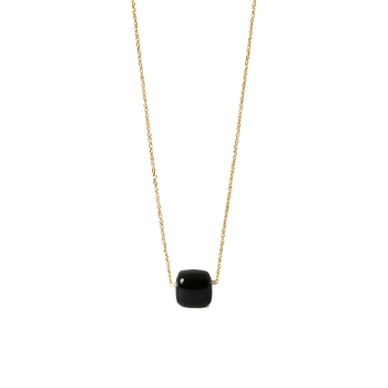 BLACK MINIMAL NECKLACE