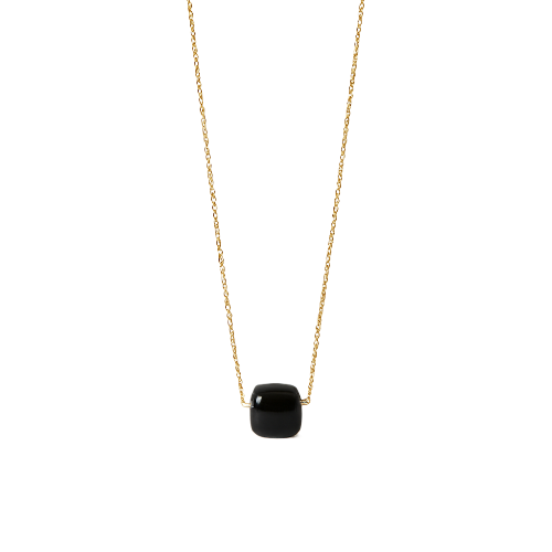 BLACK MINIMAL NECKLACE